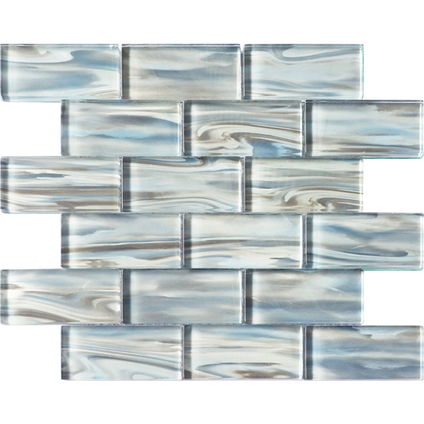 High Quality Laminated Decorative Bathroom Glass Mosaics Tiles