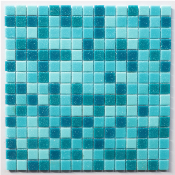 23x23mm Dot Mounted Glass Mosaic Tiles