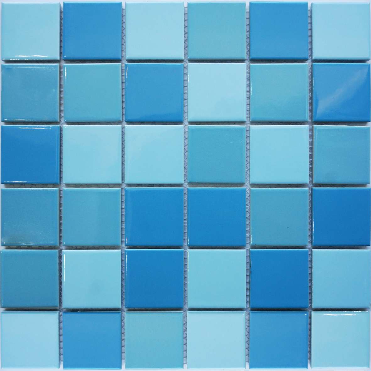 Swimming Pool Tiles Blue And White Ceramic Mosaic Tile from China