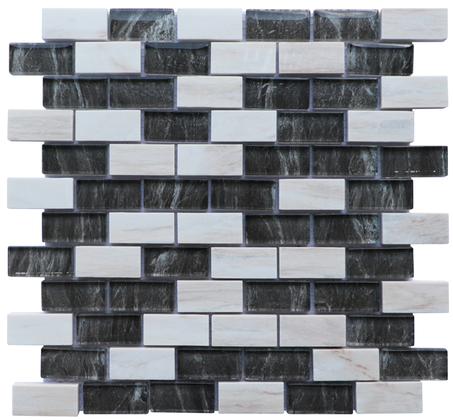 Foshan Factory Glass Stone Backsplash Glass Mosaic Tile