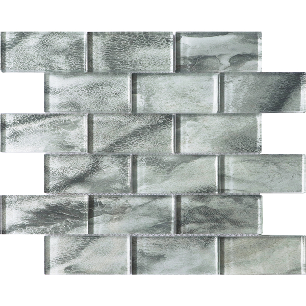 Freehand 8mm Laminated Crystal Glass Tile