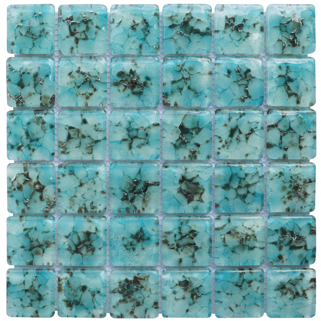 48x48mm Crystal Spa Glass Mosaics Tiles