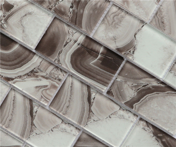 2x4" Glass Mosaic Tile With Inkjet Printing